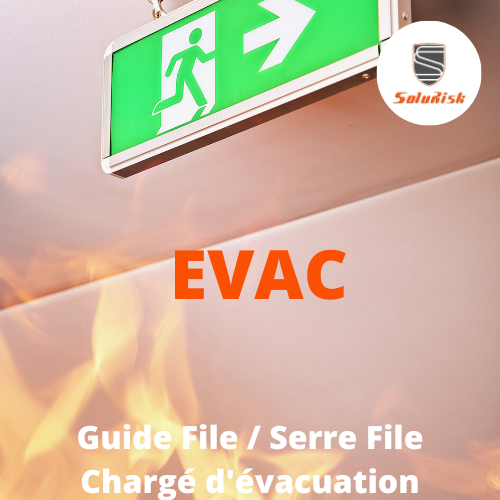 évacuation<br />
guide file<br />
serre file<br />
chargé d'évacuation